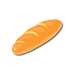 Illustrated baguette